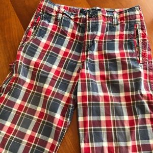 Old Navy Boy’s Plaid Shorts, size 16 long length